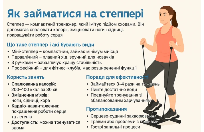 Как заниматься на степпере: полный гид, программы, техника, советы